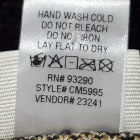 Daytrip Black Brown Long Sleeve Knit Cardigan Career Large - Picture 5 of 6